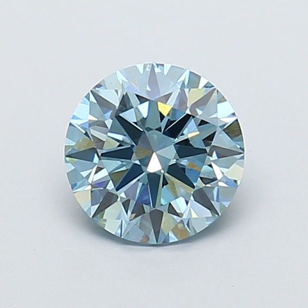 Ideal Loose Diamond - ROUND 1.3ct Fancy Vivid Blue VS1: Ideal Loose Diamond - ROUND 1.3ct Fancy Vivid Blue VS1 Source: This is a real non-mined Diamond that has been grown in a lab Shape: ROUND Carats: 1.3 Color: Fancy Vivid Blue Certification: IGI Video: