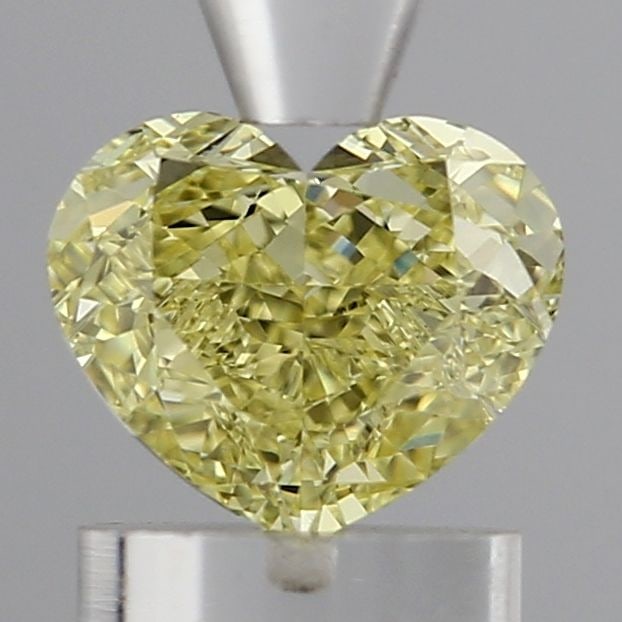 Loose Diamond - HEART 1.09ct Fancy Intense Yellow VVS2: Loose Diamond - HEART 1.09ct Fancy Intense Yellow VVS2 Source: This is a real non-mined Diamond that has been grown in a lab Shape: HEART Carats: 1.09 Color: Fancy Intense Yellow Certification: IGI Vi