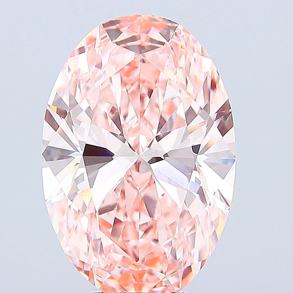 Loose Diamond - OVAL 9.08ct Fancy Intense Pink VVS2: Loose Diamond - OVAL 9.08ct Fancy Intense Pink VVS2 Source: This is a real non-mined Diamond that has been grown in a lab Shape: OVAL Carats: 9.08 Color: Fancy Intense Pink Certification: IGI Video: