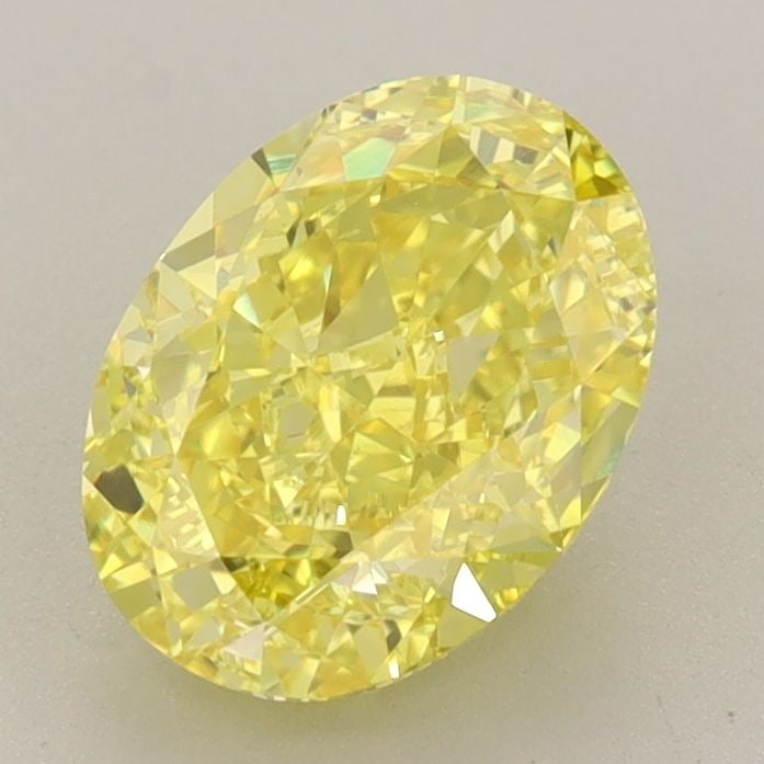 Loose Diamond - OVAL 2.03ct Fancy Vivid Yellow VVS2: Loose Diamond - OVAL 2.03ct Fancy Vivid Yellow VVS2 Source: This is a real non-mined Diamond that has been grown in a lab Shape: OVAL Carats: 2.03 Color: Fancy Vivid Yellow Certification: IGI Video: