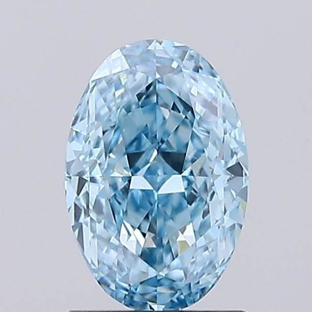 Loose Diamond - OVAL 1.42ct Fancy Vivid Blue VVS2: Loose Diamond - OVAL 1.42ct Fancy Vivid Blue VVS2 Source: This is a real non-mined Diamond that has been grown in a lab Shape: OVAL Carats: 1.42 Color: Fancy Vivid Blue Certification: IGI Video: