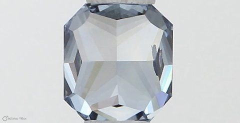 Loose Diamond - RADIANT 0.37ct Fancy Vivid Blue SI1 (1 of 1)