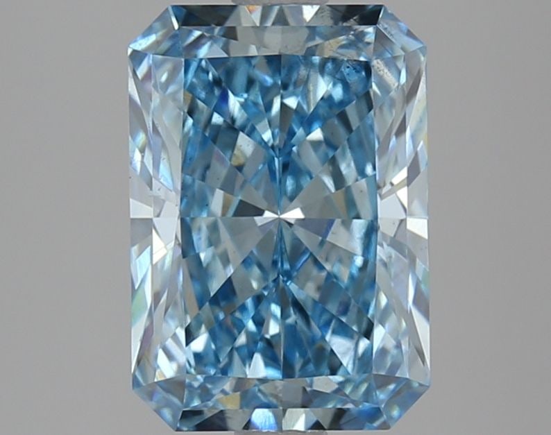 Loose Diamond - RADIANT 2.93ct Fancy Vivid Blue VS2 (1 of 1)
