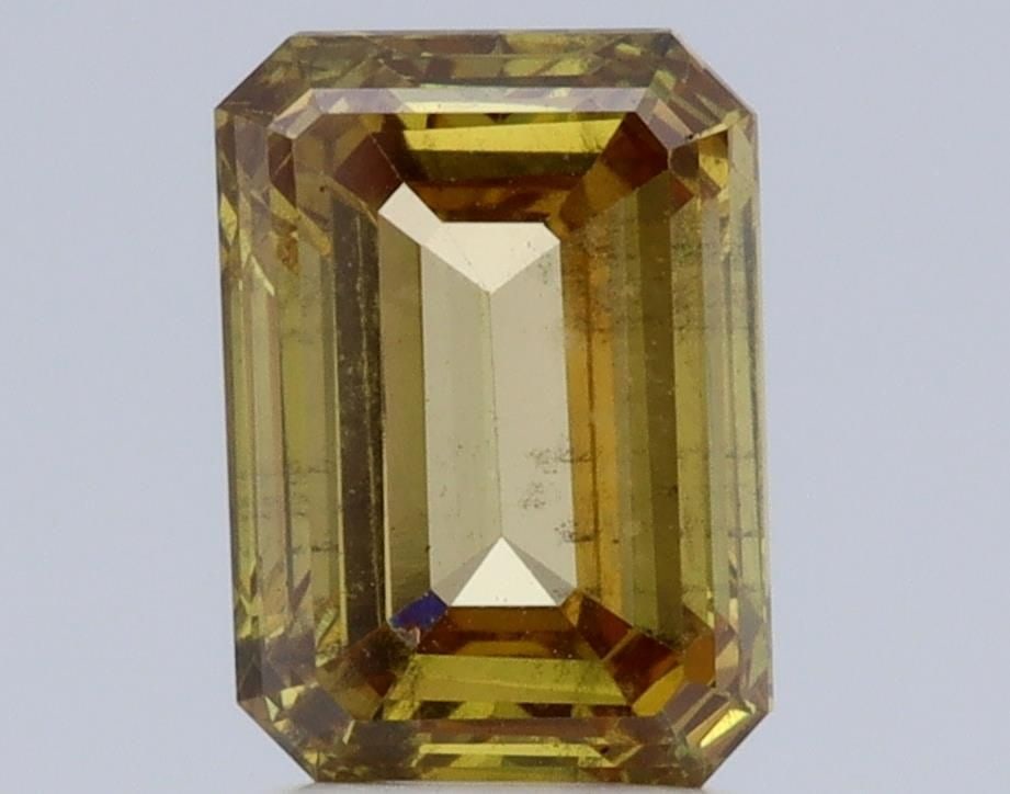 Loose Diamond - EMERALD 2.1ct Brown SI1: Loose Diamond - EMERALD 2.1ct Brown SI1 Source: This is a real non-mined Diamond that has been grown in a lab Shape: EMERALD Carats: 2.1 Color: Brown Certification: NONE Video: