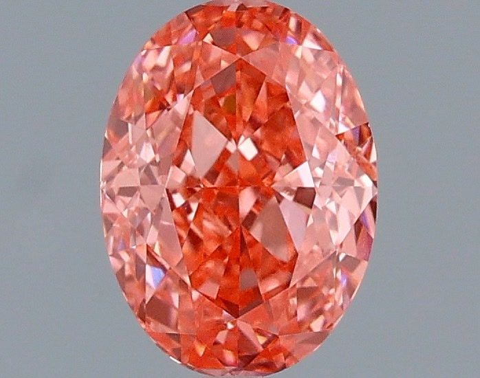 Loose Diamond - OVAL 1.06ct Fancy Vivid Pink VVS2: Loose Diamond - OVAL 1.06ct Fancy Vivid Pink VVS2 Source: This is a real non-mined Diamond that has been grown in a lab Shape: OVAL Carats: 1.06 Color: Fancy Vivid Pink Certification: IGI Video:
