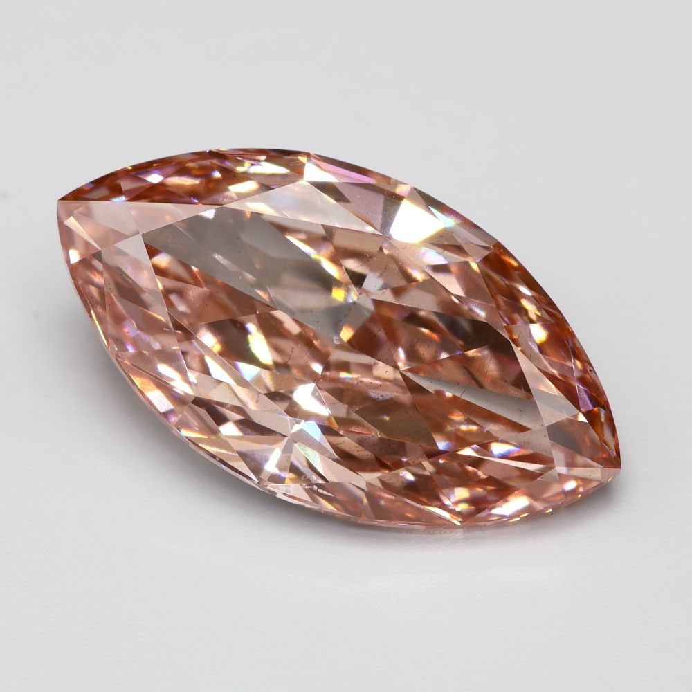 Loose Diamond - MARQUISE 7.0ct Fancy Vivid Pink SI1: Loose Diamond - MARQUISE 7.0ct Fancy Vivid Pink SI1 Source: This is a real non-mined Diamond that has been grown in a lab Shape: MARQUISE Carats: 7.0 Color: Fancy Vivid Pink Certification: IGI Video: