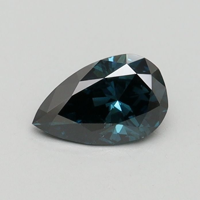 Loose Diamond - PEAR 0.4ct Fancy Deep Greenish Blue SI1 (1 of 1)