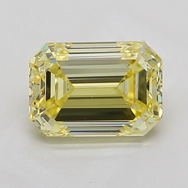 Loose Diamond - EMERALD 3.0ct Fancy Yellow VS1: Loose Diamond - EMERALD 3.0ct Fancy Yellow VS1 Source: This is a real non-mined Diamond that has been grown in a lab Shape: EMERALD Carats: 3.0 Color: Fancy Yellow Certification: IGI Video: