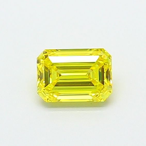 Loose Diamond - EMERALD 0.5ct Fancy Vivid Yellow VVS2: Loose Diamond - EMERALD 0.5ct Fancy Vivid Yellow VVS2 Source: This is a real non-mined Diamond that has been grown in a lab Shape: EMERALD Carats: 0.5 Color: Fancy Vivid Yellow Certification: IGI Vide