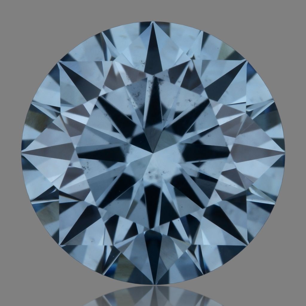 Ideal Loose Diamond - ROUND 2.4ct Fancy Vivid Blue VS2: Ideal Loose Diamond - ROUND 2.4ct Fancy Vivid Blue VS2 Source: This is a real non-mined Diamond that has been grown in a lab Shape: ROUND Carats: 2.4 Color: Fancy Vivid Blue Certification: IGI Video: