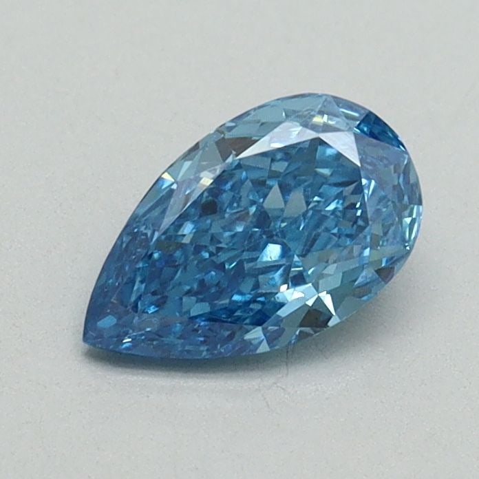 Loose Diamond - PEAR 0.6ct Fancy Vivid Blue VS1: Loose Diamond - PEAR 0.6ct Fancy Vivid Blue VS1 Source: This is a real non-mined Diamond that has been grown in a lab Shape: PEAR Carats: 0.6 Color: Fancy Vivid Blue Certification: IGI Video: