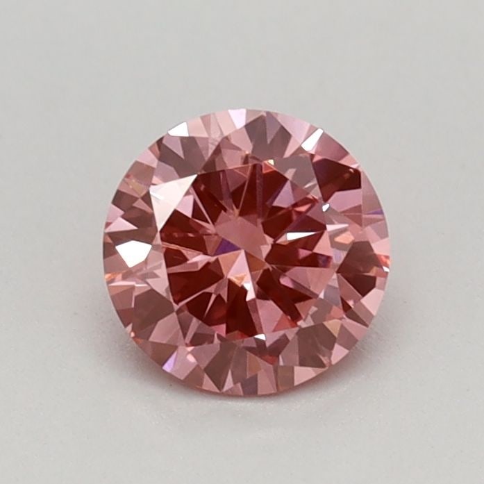 Loose Diamond - ROUND 0.41ct Fancy Vivid Pink VVS2: Loose Diamond - ROUND 0.41ct Fancy Vivid Pink VVS2 Source: This is a real non-mined Diamond that has been grown in a lab Shape: ROUND Carats: 0.41 Color: Fancy Vivid Pink Certification: IGI Video: