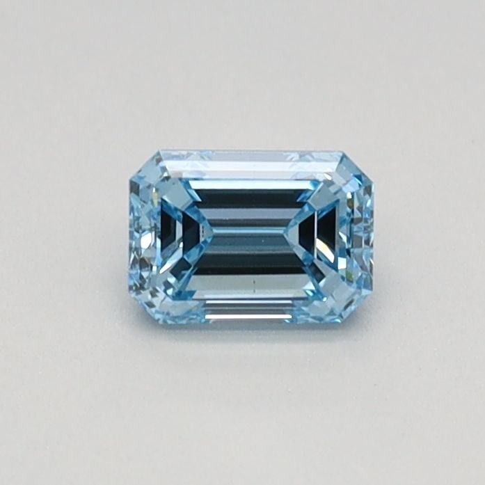 Loose Diamond - EMERALD 0.32ct Fancy Intense Blue VS1: Loose Diamond - EMERALD 0.32ct Fancy Intense Blue VS1 Source: This is a real non-mined Diamond that has been grown in a lab Shape: EMERALD Carats: 0.32 Color: Fancy Intense Blue Certification: IGI Vid