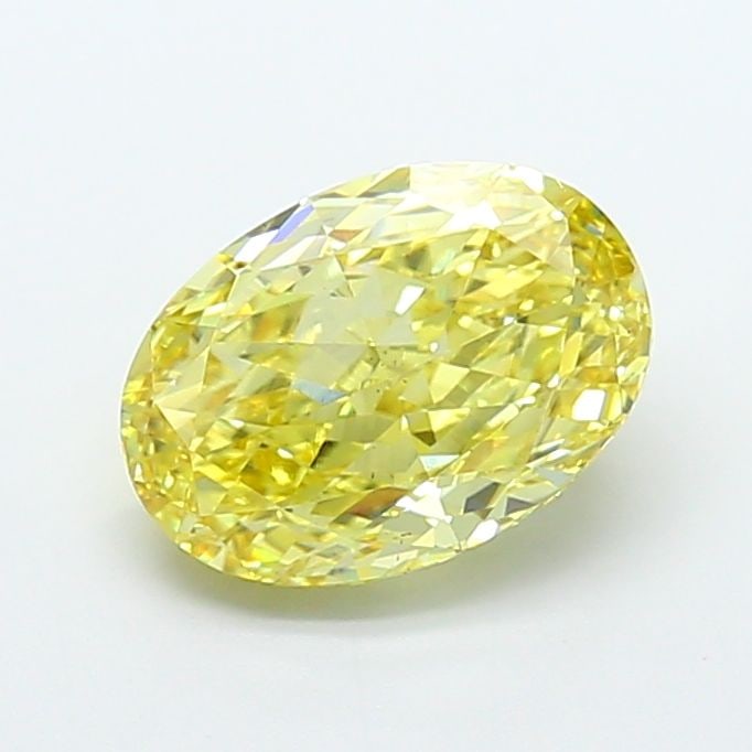 Loose Diamond - OVAL 4.05ct Fancy Intense Yellow VS2: Loose Diamond - OVAL 4.05ct Fancy Intense Yellow VS2 Source: This is a real non-mined Diamond that has been grown in a lab Shape: OVAL Carats: 4.05 Color: Fancy Intense Yellow Certification: IGI Video
