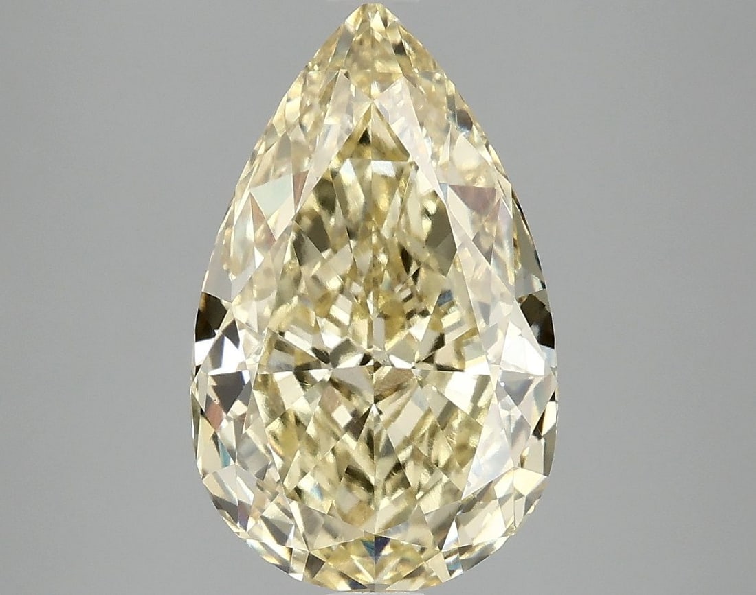 Loose Diamond - PEAR 4.08ct Fancy Intense Yellow VVS2 (1 of 1)
