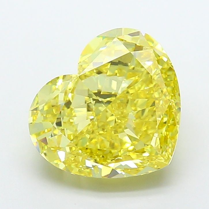 Loose Diamond - HEART 10.02ct Fancy Vivid Yellow VS2: Loose Diamond - HEART 10.02ct Fancy Vivid Yellow VS2 Source: This is a real non-mined Diamond that has been grown in a lab Shape: HEART Carats: 10.02 Color: Fancy Vivid Yellow Certification: IGI