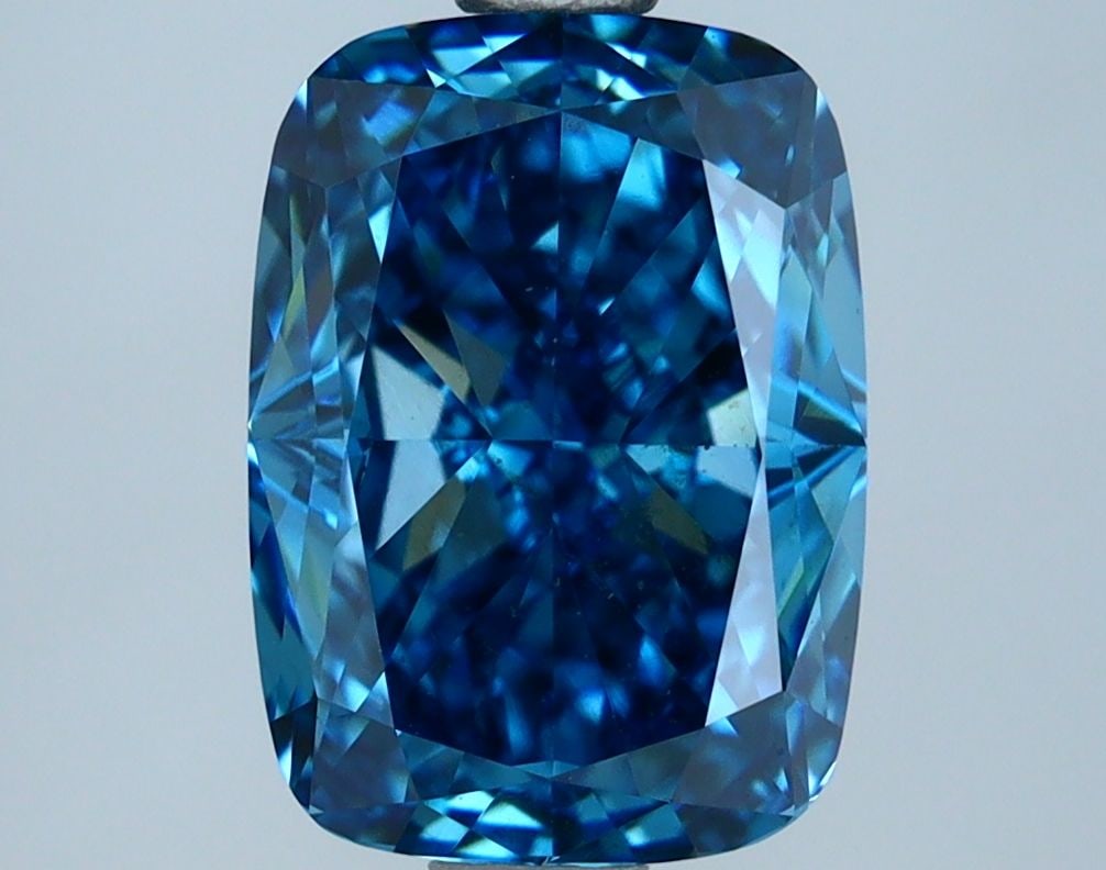 Loose Diamond - CUSHION MODIFIED 2.52ct Fancy Vivid Blue VS1: Loose Diamond - CUSHION MODIFIED 2.52ct Fancy Vivid Blue VS1 Source: This is a real non-mined Diamond that has been grown in a lab Shape: CUSHION MODIFIED Carats: 2.52 Color: Fancy Vivid Blue