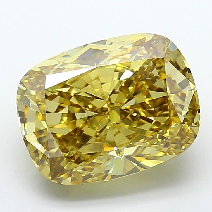 Loose Diamond - CUSHION MODIFIED 7.02ct Fancy Intense Gray Yellow VS1: Loose Diamond - CUSHION MODIFIED 7.02ct Fancy Intense Gray Yellow VS1 Source: This is a real non-mined Diamond that has been grown in a lab Shape: CUSHION MODIFIED Carats: 7.02 Color: Fancy Intense Gr