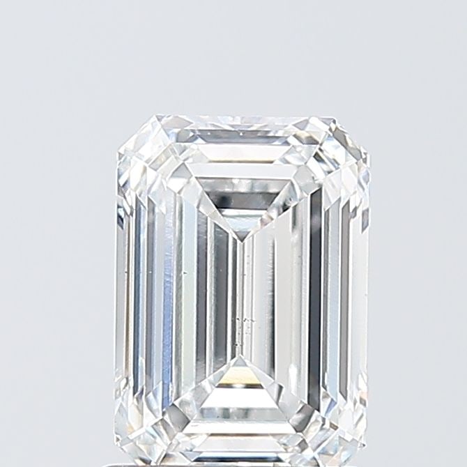 Loose Diamond - EMERALD 1.57ct E VS2: Loose Diamond - EMERALD 1.57ct E VS2 Source: This is a real non-mined Diamond that has been grown in a lab Shape: EMERALD Carats: 1.57 Color: E Clarity: VS2 Certification: IGI Video: