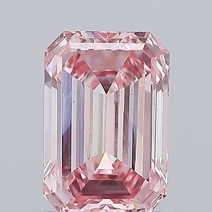 Loose Diamond - EMERALD 1.33ct Fancy Intense Pink VS2: Loose Diamond - EMERALD 1.33ct Fancy Intense Pink VS2 Source: This is a real non-mined Diamond that has been grown in a lab Shape: EMERALD Carats: 1.33 Color: Fancy Intense Pink Certification: IGI Vid