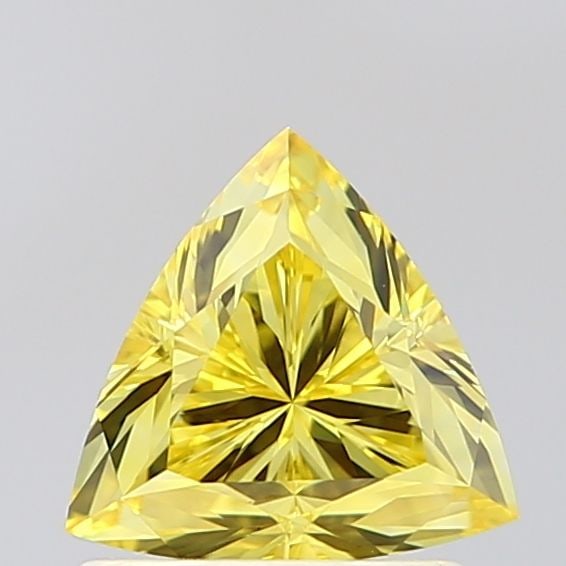 Loose Diamond - TRIANGULAR 1.07ct Fancy Intense Yellow VS1 (1 of 1)