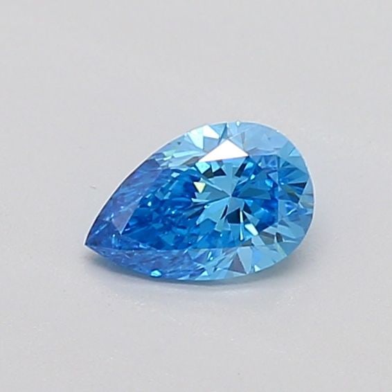 Loose Diamond - PEAR 0.3ct Fancy Vivid Blue VVS2: Loose Diamond - PEAR 0.3ct Fancy Vivid Blue VVS2 Source: This is a real non-mined Diamond that has been grown in a lab Shape: PEAR Carats: 0.3 Color: Fancy Vivid Blue Certification: IGI Video: