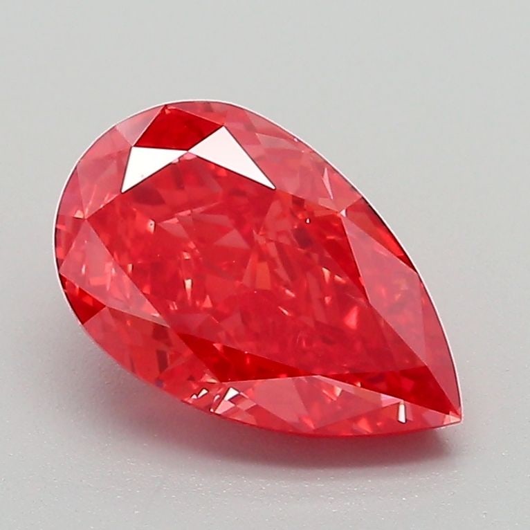 Loose Diamond - PEAR 1.61ct Fancy Vivid Orangey Pink VS1 (1 of 1)