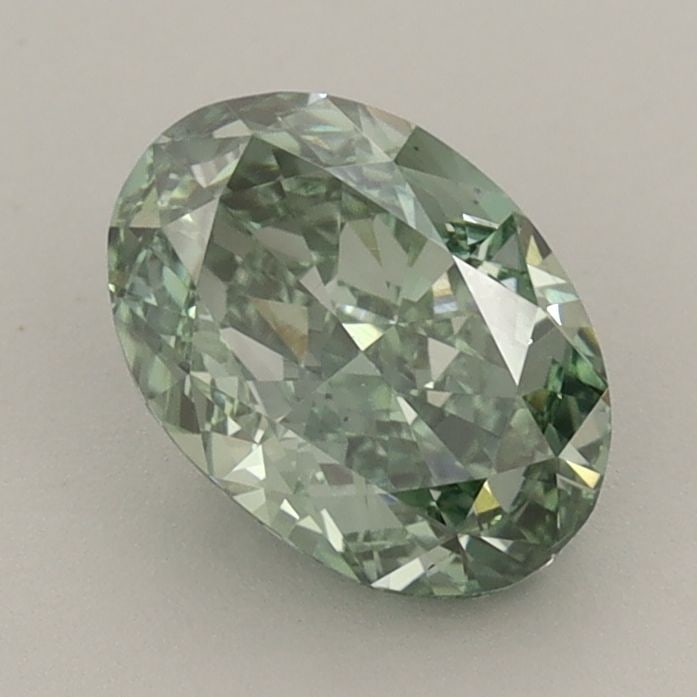 Loose Diamond - OVAL 1.28ct Fancy Vivid Green VS2: Loose Diamond - OVAL 1.28ct Fancy Vivid Green VS2 Source: This is a real non-mined Diamond that has been grown in a lab Shape: OVAL Carats: 1.28 Color: Fancy Vivid Green Certification: IGI Video:
