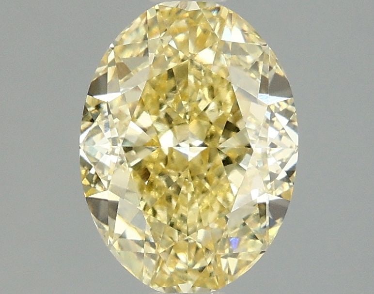 Loose Diamond - OVAL 2.07ct Fancy Intense Yellow VS1: Loose Diamond - OVAL 2.07ct Fancy Intense Yellow VS1 Source: This is a real non-mined Diamond that has been grown in a lab Shape: OVAL Carats: 2.07 Color: Fancy Intense Yellow Certification: IGI