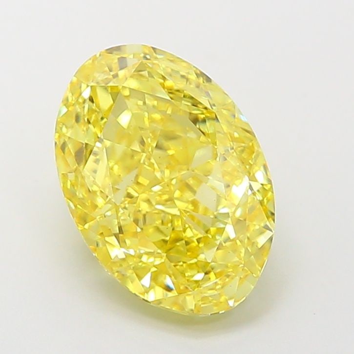 Loose Diamond - OVAL 4.05ct Fancy Vivid Yellow VS2: Loose Diamond - OVAL 4.05ct Fancy Vivid Yellow VS2 Source: This is a real non-mined Diamond that has been grown in a lab Shape: OVAL Carats: 4.05 Color: Fancy Vivid Yellow Certification: IGI Video: