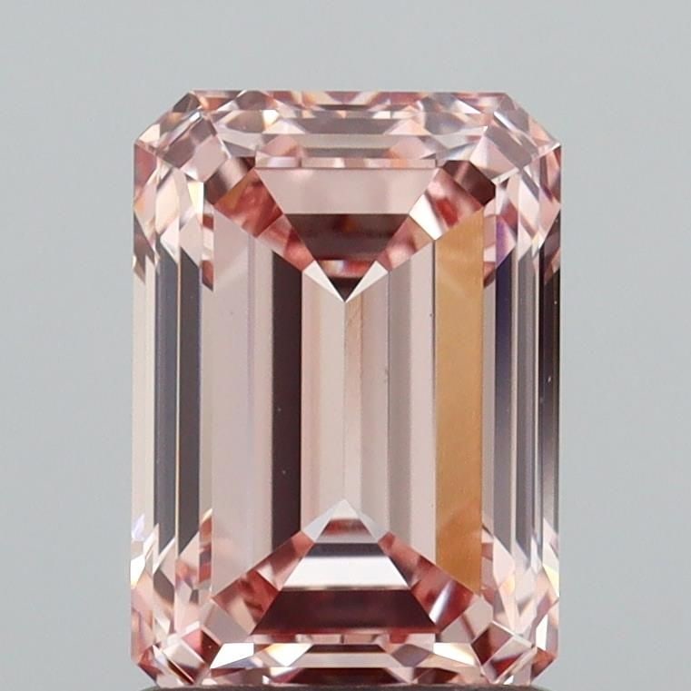 Loose Diamond - EMERALD 1.56ct Fancy Brownish Pink VS1: Loose Diamond - EMERALD 1.56ct Fancy Brownish Pink VS1 Source: This is a real non-mined Diamond that has been grown in a lab Shape: EMERALD Carats: 1.56 Color: Fancy Brownish Pink Certification: IGI