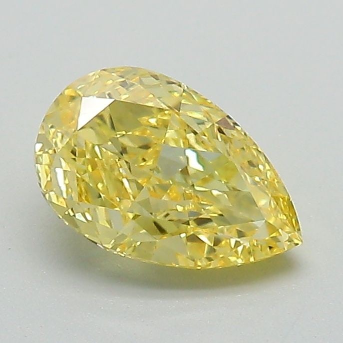 Loose Diamond - PEAR 1.07ct Fancy Vivid Yellow VVS2: Loose Diamond - PEAR 1.07ct Fancy Vivid Yellow VVS2 Source: This is a real non-mined Diamond that has been grown in a lab Shape: PEAR Carats: 1.07 Color: Fancy Vivid Yellow Certification: IGI Video: