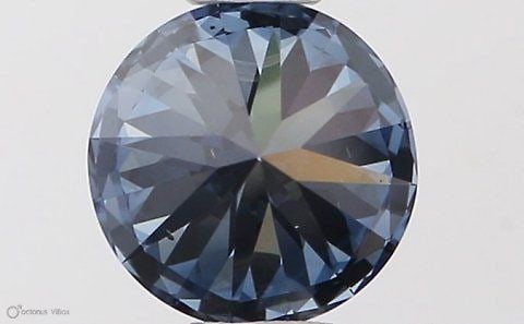 Loose Diamond - ROUND 0.5ct Fancy Vivid Blue SI1 (1 of 1)