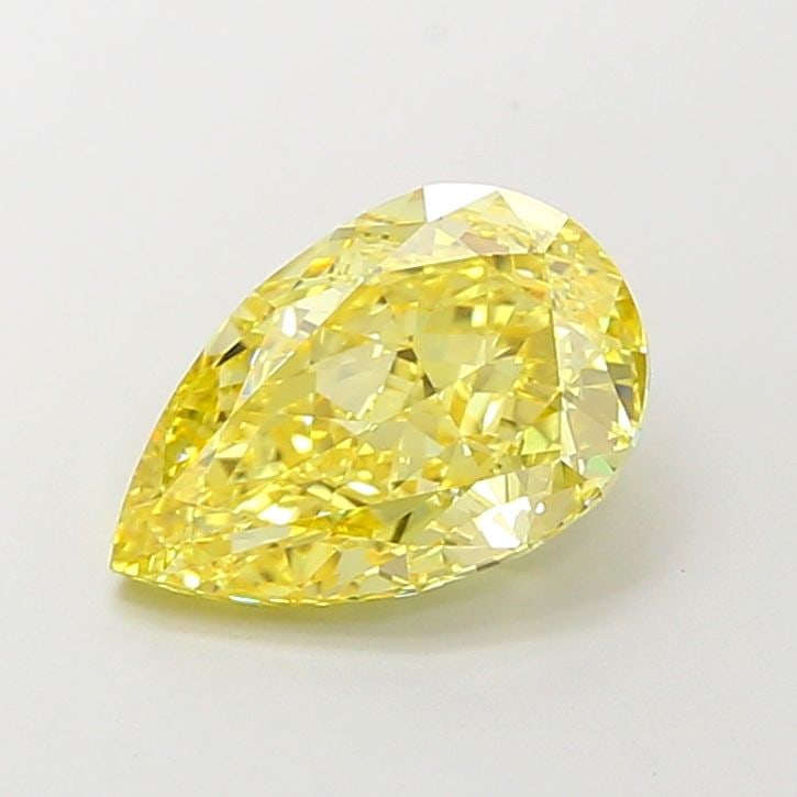 Loose Diamond - PEAR 3.1ct Fancy Intense Yellow VVS2: Loose Diamond - PEAR 3.1ct Fancy Intense Yellow VVS2 Source: This is a real non-mined Diamond that has been grown in a lab Shape: PEAR Carats: 3.1 Color: Fancy Intense Yellow Certification: IGI