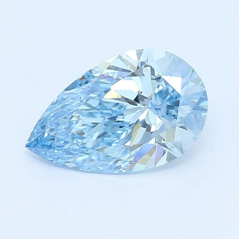 Loose Diamond - PEAR 2.59ct Fancy Vivid Blue VS2: Loose Diamond - PEAR 2.59ct Fancy Vivid Blue VS2 Source: This is a real non-mined Diamond that has been grown in a lab Shape: PEAR Carats: 2.59 Color: Fancy Vivid Blue Certification: NONE Video: