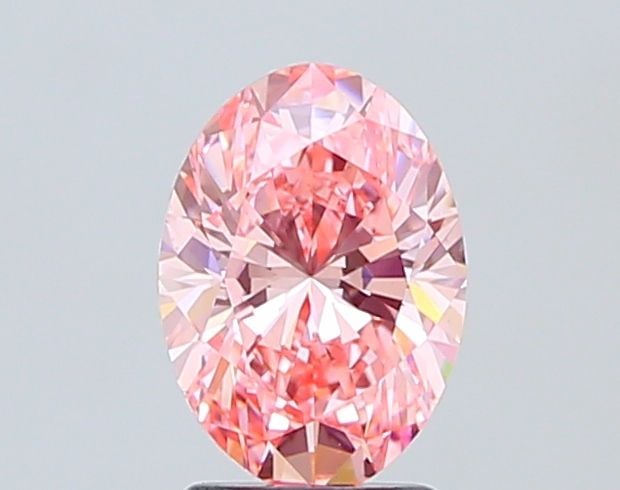 Loose Diamond - OVAL 2.01ct Fancy Vivid Pink VS1: Loose Diamond - OVAL 2.01ct Fancy Vivid Pink VS1 Source: This is a real non-mined Diamond that has been grown in a lab Shape: OVAL Carats: 2.01 Color: Fancy Vivid Pink Certification: IGI Video: