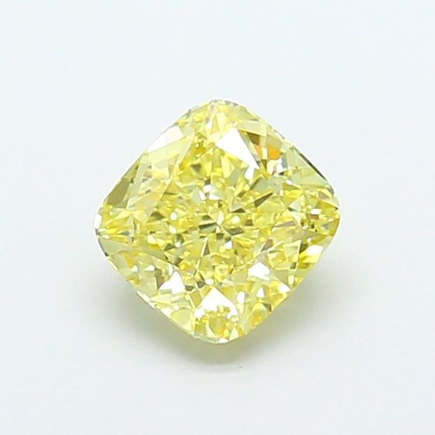 Loose Diamond - CUSHION MODIFIED 1.16ct Fancy Intense Yellow VS1: Loose Diamond - CUSHION MODIFIED 1.16ct Fancy Intense Yellow VS1 Source: This is a real non-mined Diamond that has been grown in a lab Shape: CUSHION MODIFIED Carats: 1.16 Color: Fancy Intense