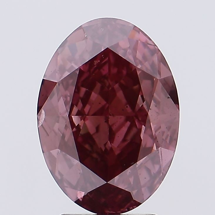 Loose Diamond - OVAL 3.35ct Fancy Deep Brownish Pink SI1: Loose Diamond - OVAL 3.35ct Fancy Deep Brownish Pink SI1 Source: This is a real non-mined Diamond that has been grown in a lab Shape: OVAL Carats: 3.35 Color: Fancy Deep Brownish Pink Certification: