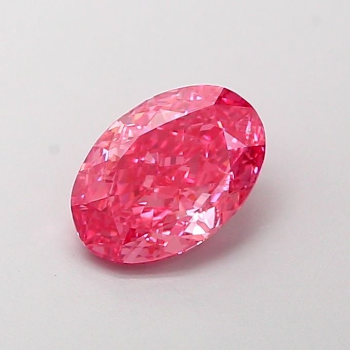 Loose Diamond - OVAL 1.29ct Fancy Vivid Pink VVS2: Loose Diamond - OVAL 1.29ct Fancy Vivid Pink VVS2 Source: This is a real non-mined Diamond that has been grown in a lab Shape: OVAL Carats: 1.29 Color: Fancy Vivid Pink Certification: IGI Video: