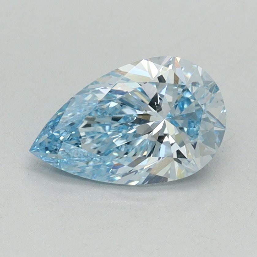 Loose Diamond - PEAR 1.0ct Fancy Intense Blue VS1: Loose Diamond - PEAR 1.0ct Fancy Intense Blue VS1 Source: This is a real non-mined Diamond that has been grown in a lab Shape: PEAR Carats: 1.0 Color: Fancy Intense Blue Certification: IGI Video: