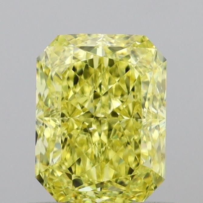 Loose Diamond - RADIANT 1.05ct Fancy Intense Yellow SI1: Loose Diamond - RADIANT 1.05ct Fancy Intense Yellow SI1 Source: This is a real non-mined Diamond that has been grown in a lab Shape: RADIANT Carats: 1.05 Color: Fancy Intense Yellow Certification: