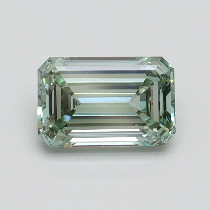 Loose Diamond - EMERALD 1.0ct Fancy Intense Green VVS2: Loose Diamond - EMERALD 1.0ct Fancy Intense Green VVS2 Source: This is a real non-mined Diamond that has been grown in a lab Shape: EMERALD Carats: 1.0 Color: Fancy Intense Green Certification: IGI Vi