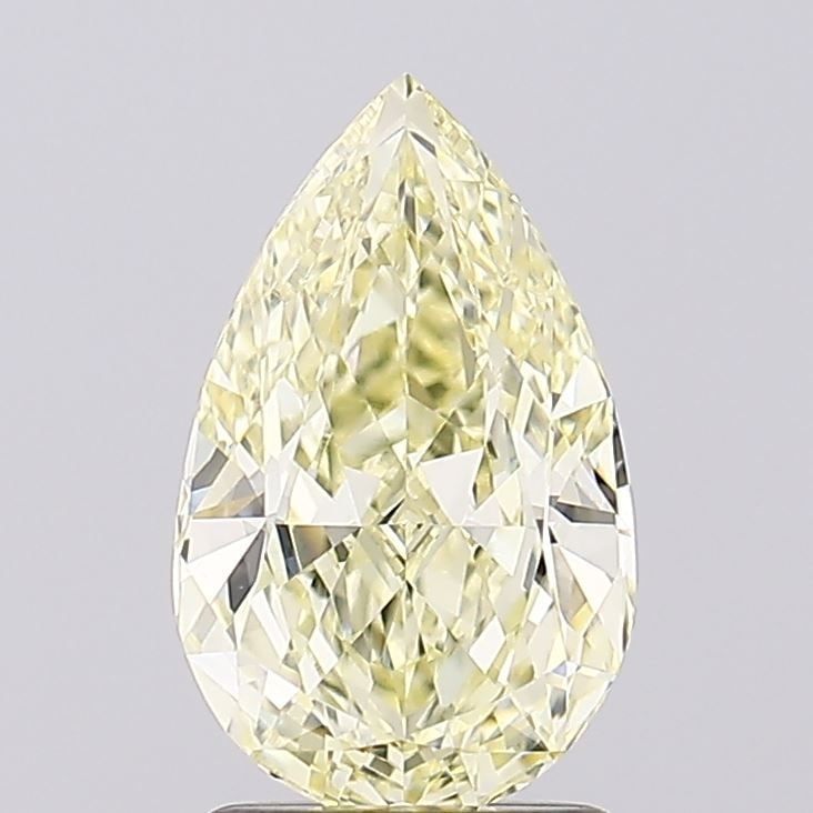 Loose Diamond - PEAR 1.59ct Fancy Intense Yellow VVS2: Loose Diamond - PEAR 1.59ct Fancy Intense Yellow VVS2 Source: This is a real non-mined Diamond that has been grown in a lab Shape: PEAR Carats: 1.59 Color: Fancy Intense Yellow Certification: IGI