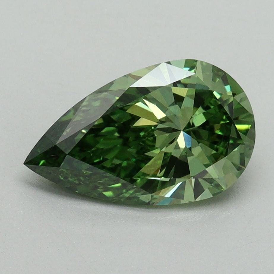 Loose Diamond - PEAR 1.51ct Fancy Vivid Green VS1 (1 of 1)