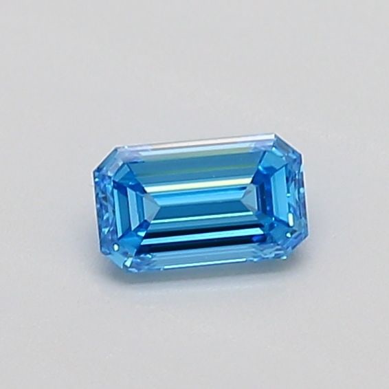 Loose Diamond - EMERALD 0.3ct Fancy Vivid Blue VS2: Loose Diamond - EMERALD 0.3ct Fancy Vivid Blue VS2 Source: This is a real non-mined Diamond that has been grown in a lab Shape: EMERALD Carats: 0.3 Color: Fancy Vivid Blue Certification: IGI Video: