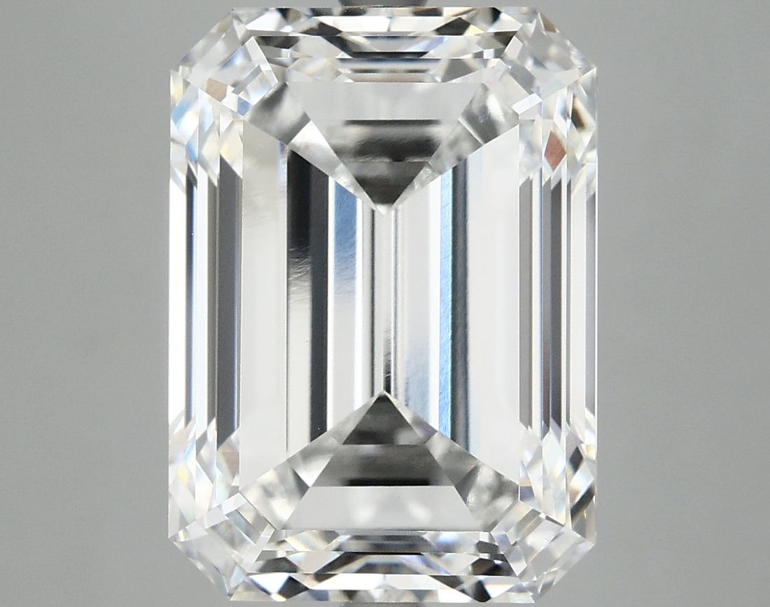 Loose Diamond - EMERALD 10.09ct E VVS2: Loose Diamond - EMERALD 10.09ct E VVS2 Source: This is a real non-mined Diamond that has been grown in a lab Shape: EMERALD Carats: 10.09 Color: E Clarity: VVS2 Certification: IGI Video: