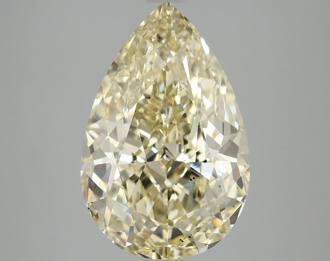 Loose Diamond - PEAR 5.01ct Fancy Intense Yellow VS2: Loose Diamond - PEAR 5.01ct Fancy Intense Yellow VS2 Source: This is a real non-mined Diamond that has been grown in a lab Shape: PEAR Carats: 5.01 Color: Fancy Intense Yellow Certification: IGI