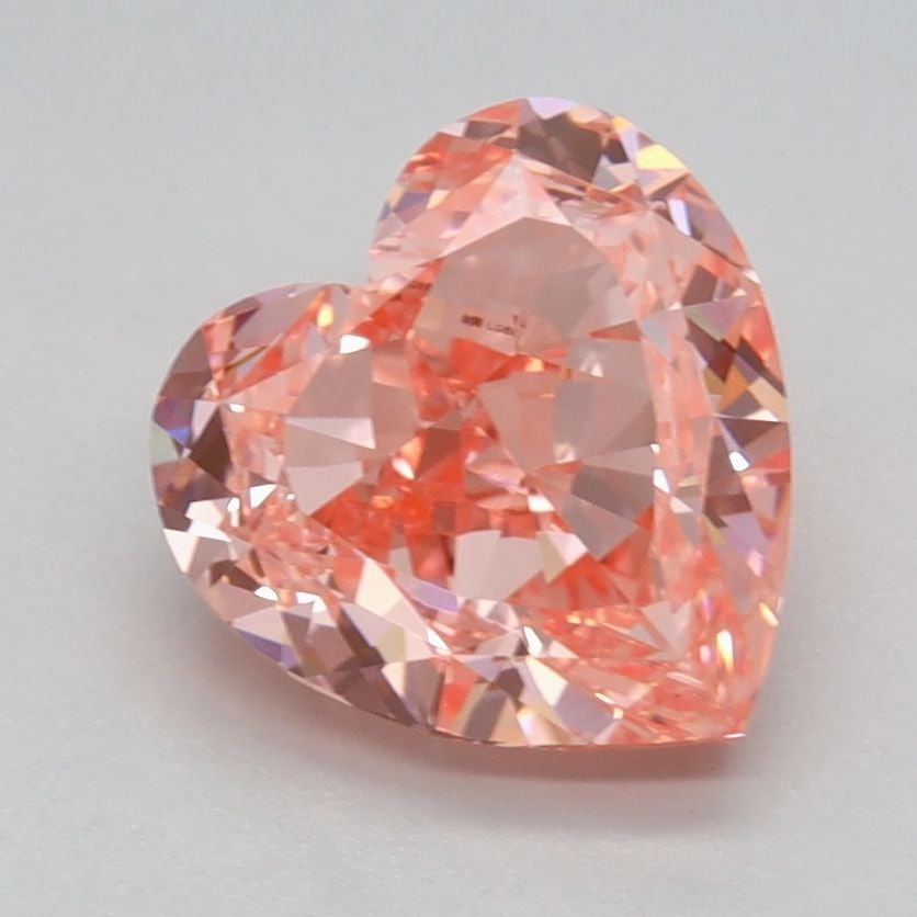 Loose Diamond - HEART 1.68ct Fancy Vivid Pink VVS2: Loose Diamond - HEART 1.68ct Fancy Vivid Pink VVS2 Source: This is a real non-mined Diamond that has been grown in a lab Shape: HEART Carats: 1.68 Color: Fancy Vivid Pink Certification: IGI Video: