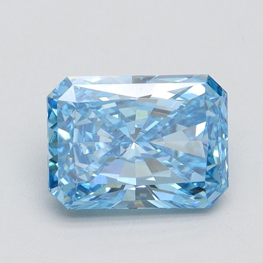 Loose Diamond - RADIANT 1.6ct Fancy Vivid Blue VVS2: Loose Diamond - RADIANT 1.6ct Fancy Vivid Blue VVS2 Source: This is a real non-mined Diamond that has been grown in a lab Shape: RADIANT Carats: 1.6 Color: Fancy Vivid Blue Certification: IGI Video: