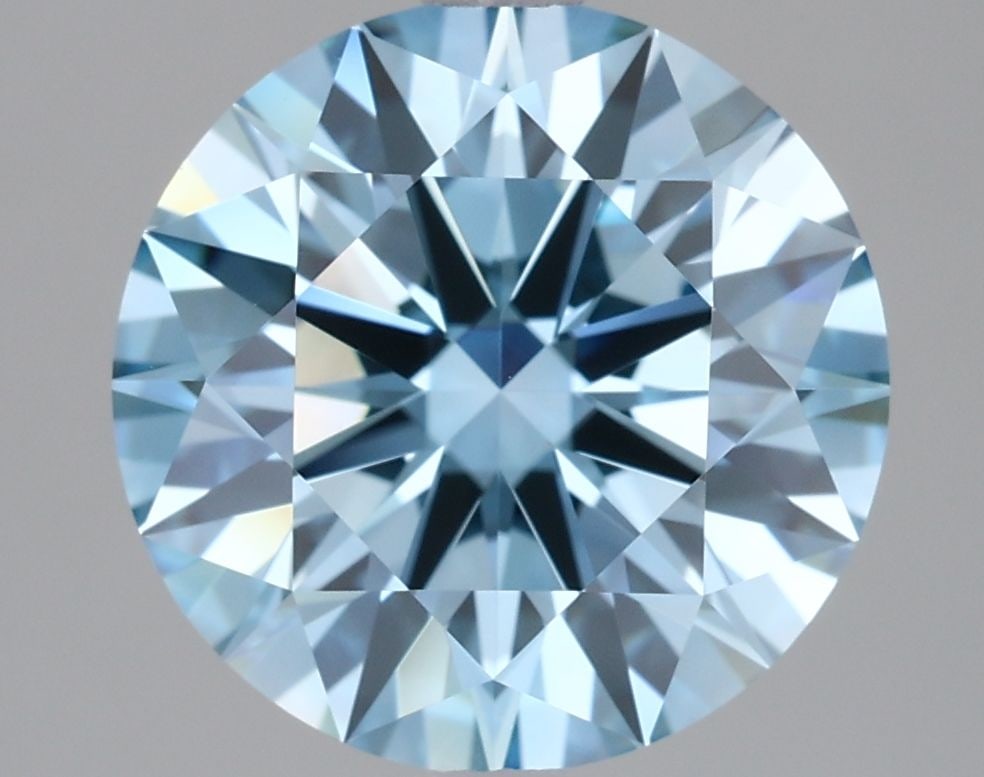 Ideal Loose Diamond - ROUND 2.96ct Fancy Vivid Blue VVS1: Ideal Loose Diamond - ROUND 2.96ct Fancy Vivid Blue VVS1 Source: This is a real non-mined Diamond that has been grown in a lab Shape: ROUND Carats: 2.96 Color: Fancy Vivid Blue Certification: IGI